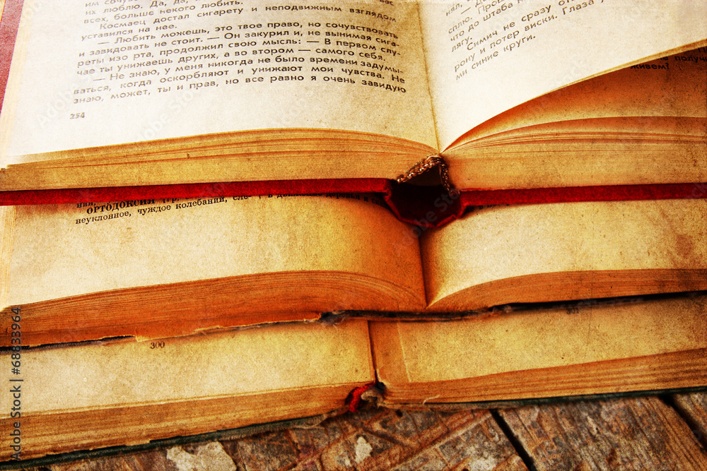 Obraz premium Vintage books