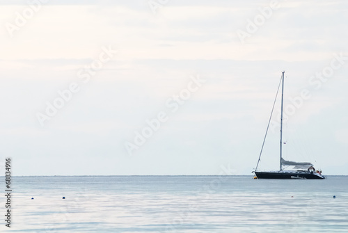 Sailboat on Andaman sea