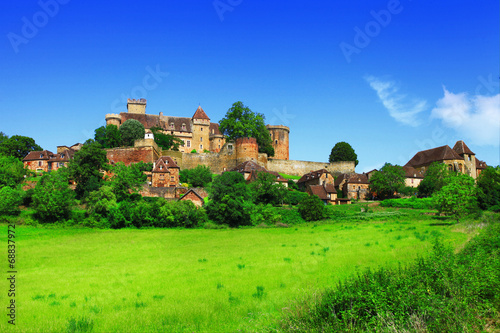 Bretenoux Castelnau - medieval castle , France