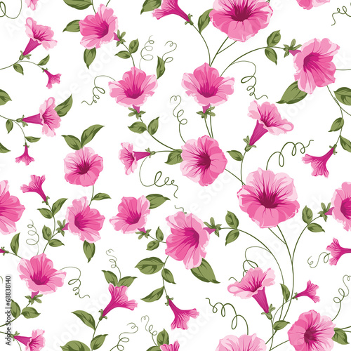 Wallpaper Mural Design of vintage floral card. Torontodigital.ca