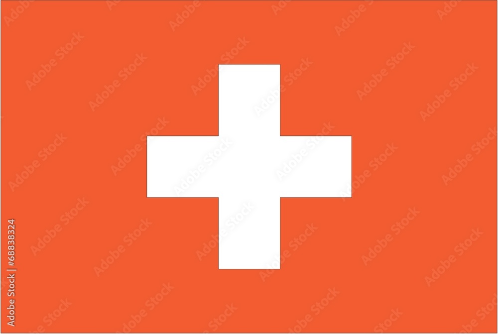 Illustration of the flag of Switzerland Illustration of the flag of Switzerland
