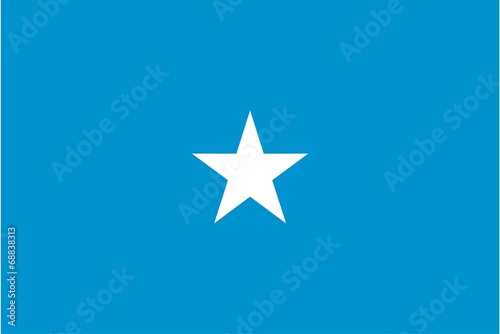 Illustration of the flag of Somalia