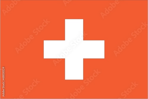 Illustration of the flag of Switzerland