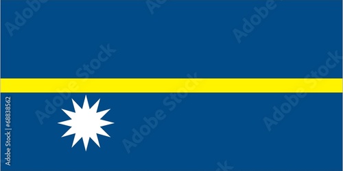 Illustration of the flag of Nauru