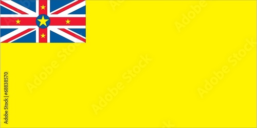 Illustration of the flag of Niue
