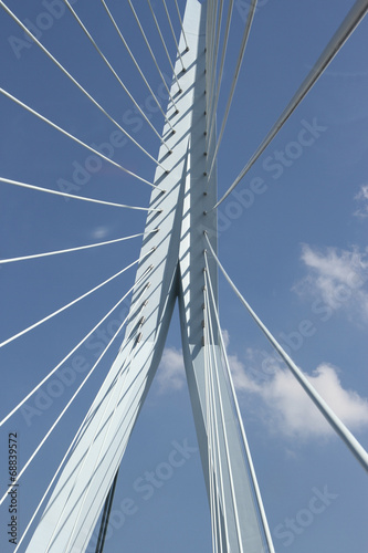 Close up Erasmus bridge Rotterdam © ChrisDutchlingo
