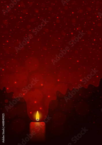 Fotografie Festive dark red background with light