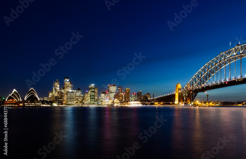 Skyline of Sydney by Night