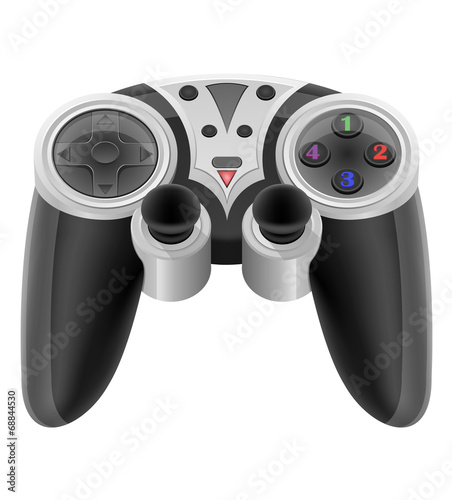 joystick for gaming console vector illustration EPS 10