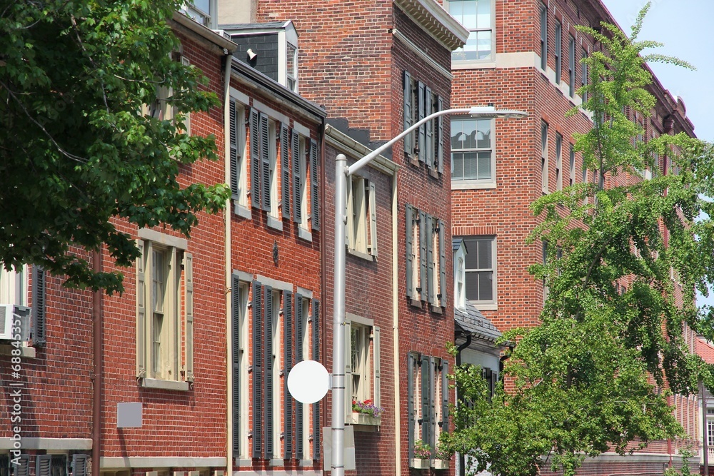 Fototapeta premium Baltimore - Mt Vernon Historic District, USA