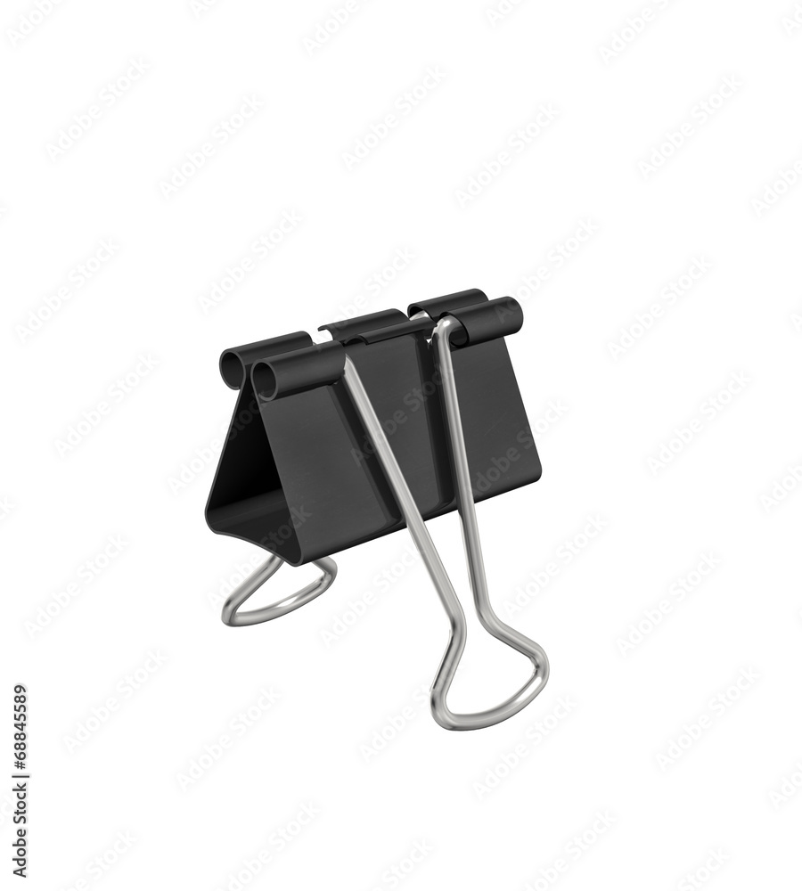 Office: paper clip isolated on white background Office: paper clip isolated on white background