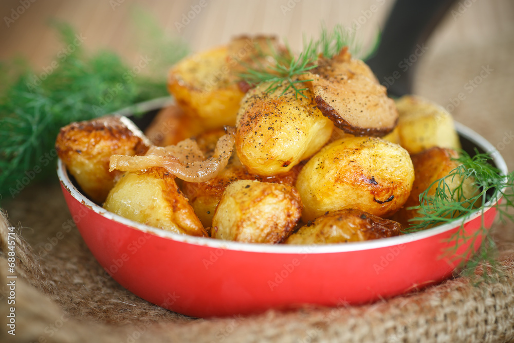 fried potatoes fried potatoes