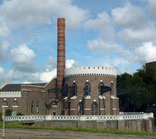 pumping engine station