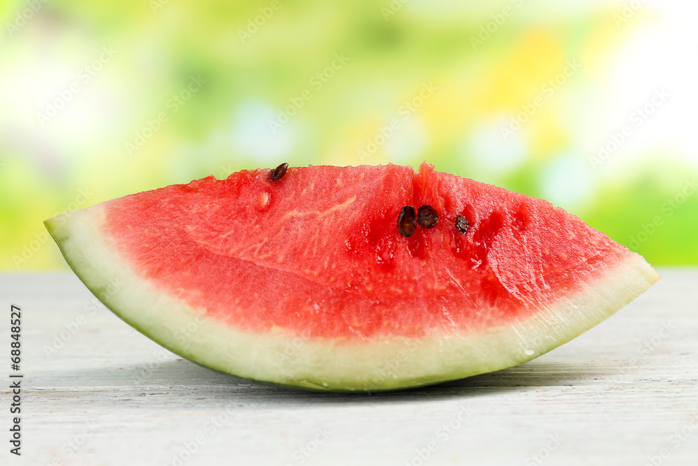 Fresh slice of watermelon, close up Fresh slice of watermelon, close up