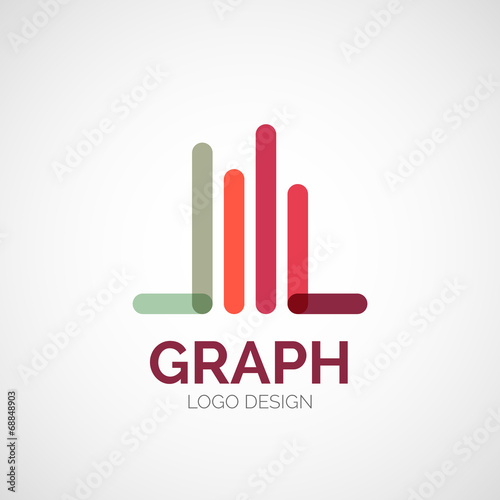 Vector abstract logo design
