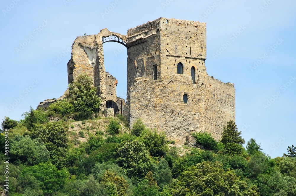 Zuccarello Burg - Zuccarello castle 01