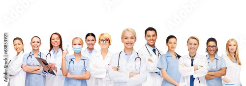 team or group of doctors and nurses #68853921