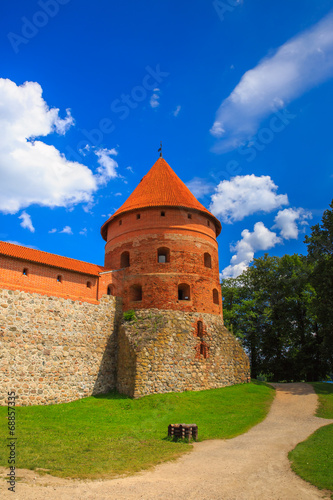 Corner tower of the Trakai Island Castle