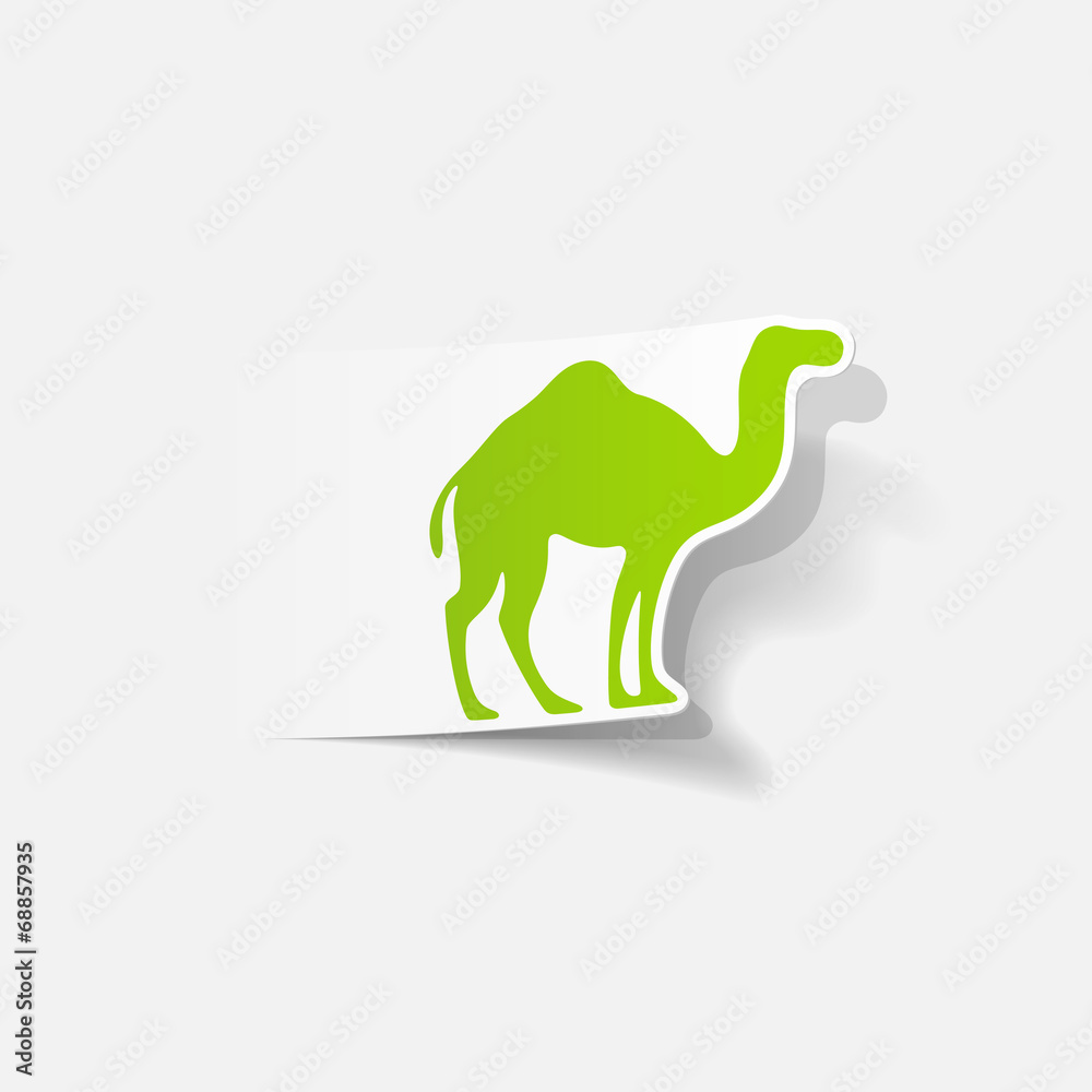 realistic design element: camel