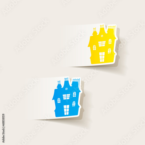 realistic design element: house