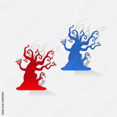 realistic design element: tree