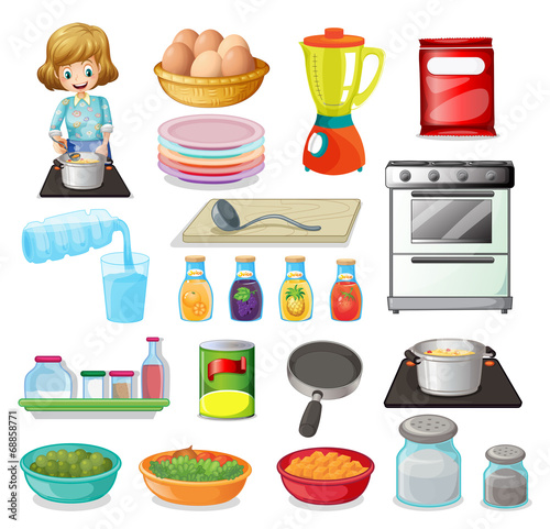 Food and kitchenware