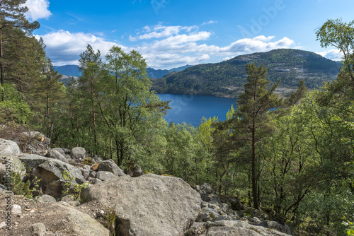 Beautiful Norway scenery near Pulpit Rock