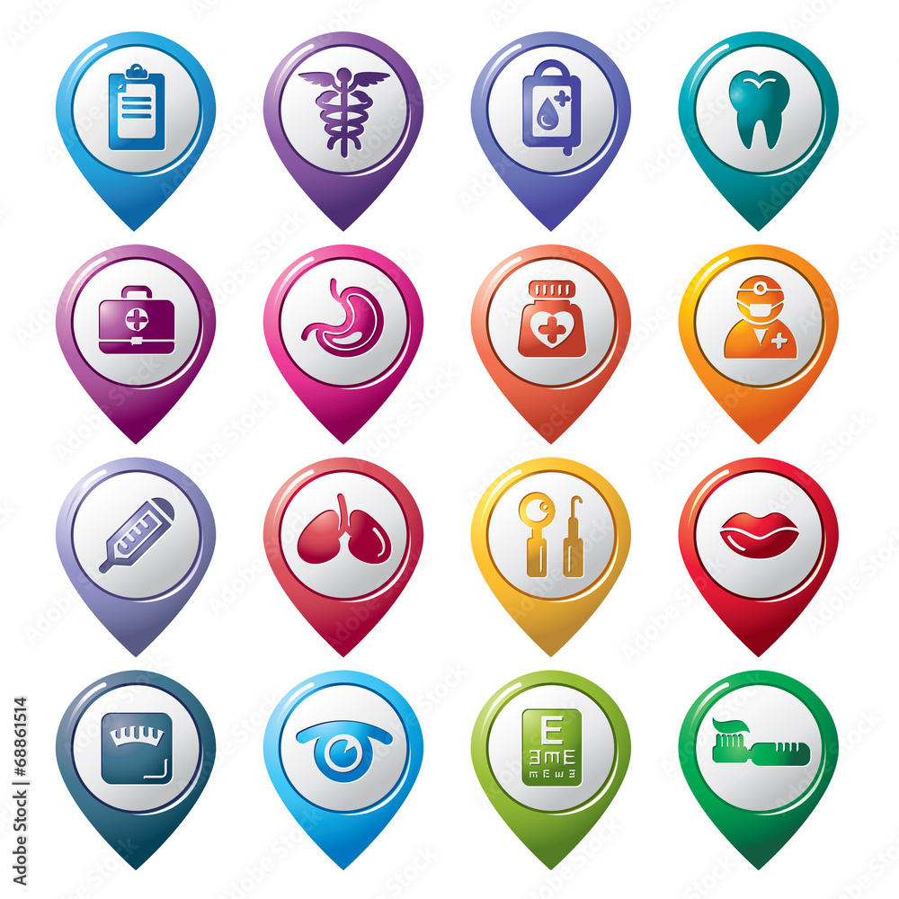 Medical Pointer Icons Medical Pointer Icons