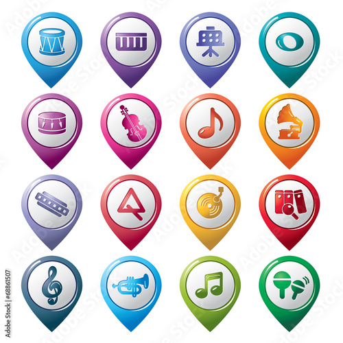 Music Pointer Icons