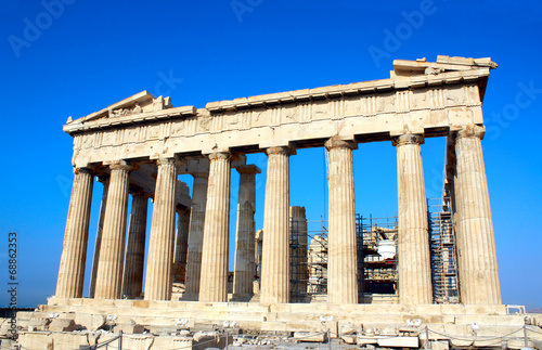 Parthenon on the Acropolis  Athens  Greece