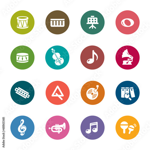 Music Color Icons