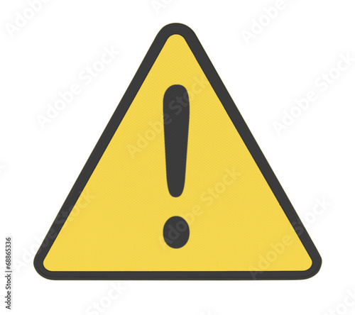 Fotografie triangle signalisation danger, point d'exclamation