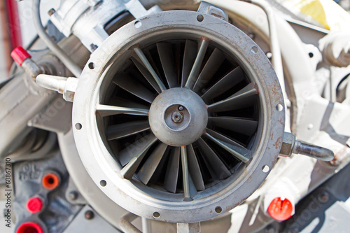 Mechanic parts of the old turbine engine