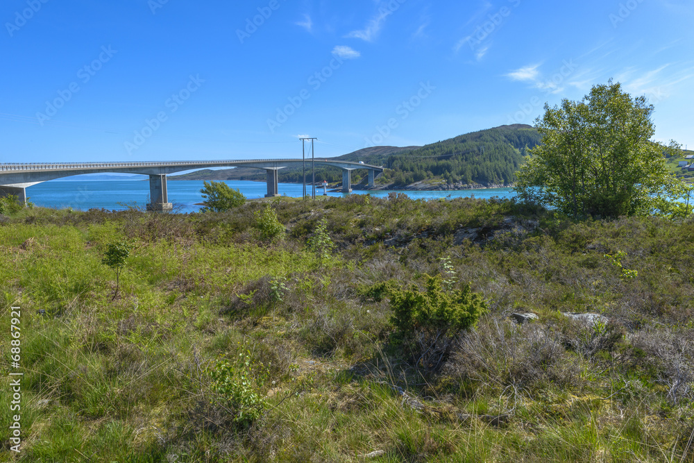 Ognasundbrua (bridge) in Rogaland, Norway
