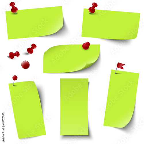 empty papers with accessories