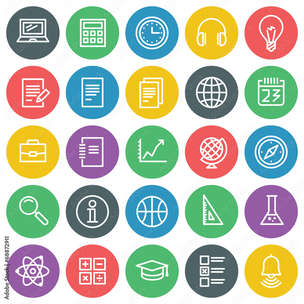 Vector icons set. For web site design and mobile apps. Vector icons set. For web site design and mobile apps.
