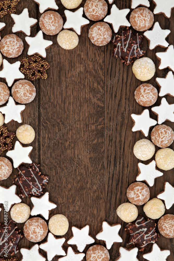 Gingerbread Biscuit Background