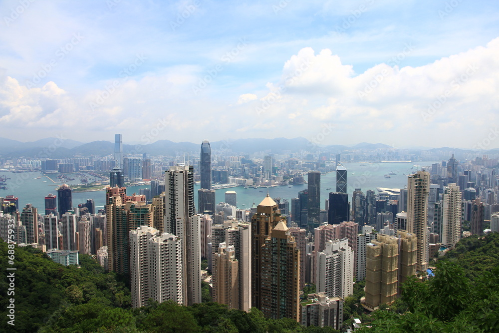 Fototapeta premium Hong Kong's Skyline