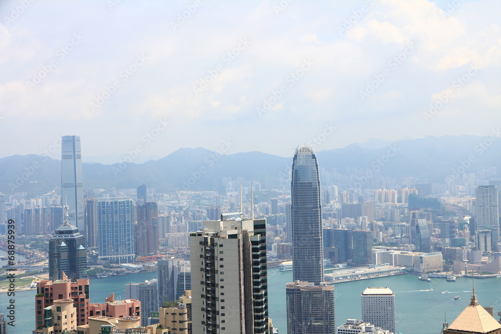Fototapeta premium Hong Kong's Skyline