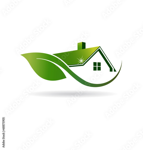 Natural House cleaning image logo