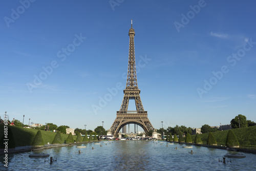 Streets of Paris with Eiffel Tower © danmir12