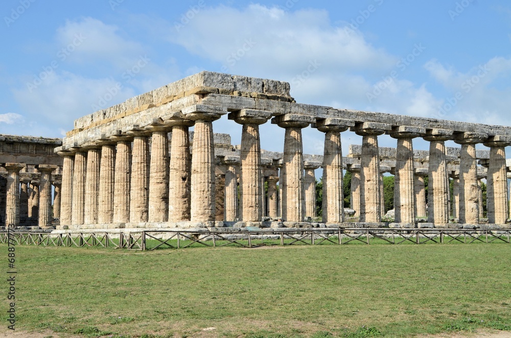 Ancient Greek temples and trees in southern Italy Ancient Greek temples and trees in southern Italy