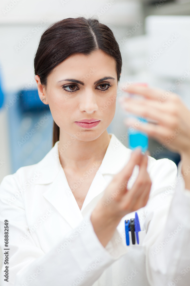 Researcher working in a laboratory Researcher working in a laboratory