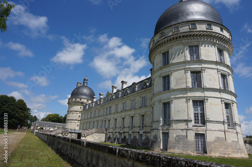 view of french castle chateau Valençay