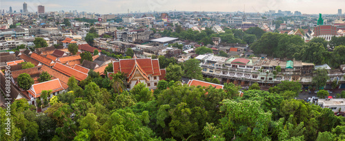 Aerial view of Bangkok, capital of Thailand