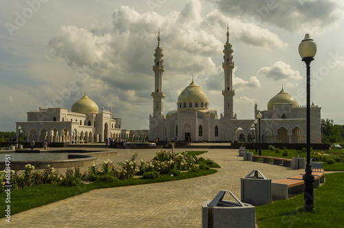 White mosque photo