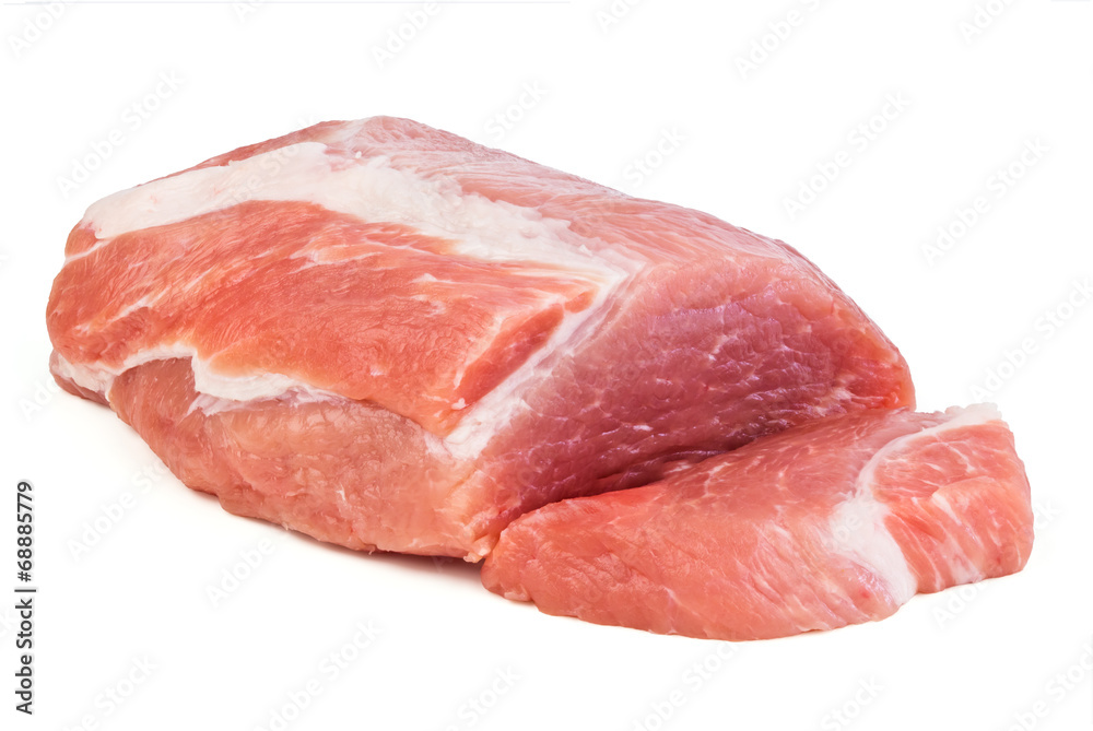 Piece of raw meat