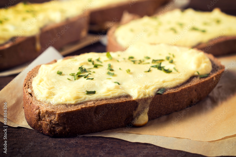 Cheese and bread Cheese and bread