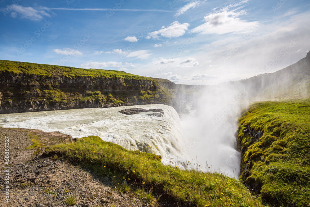 Gullfoss waterfall