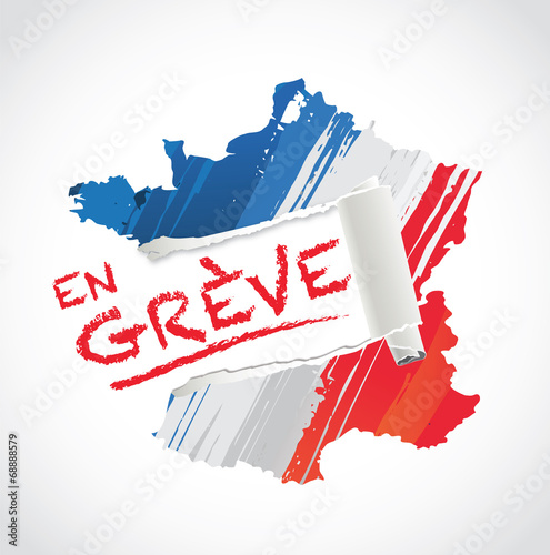 la france et les français en grève